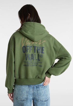 Vans LADYWALL RETRO - Sweat zippé - dark olive