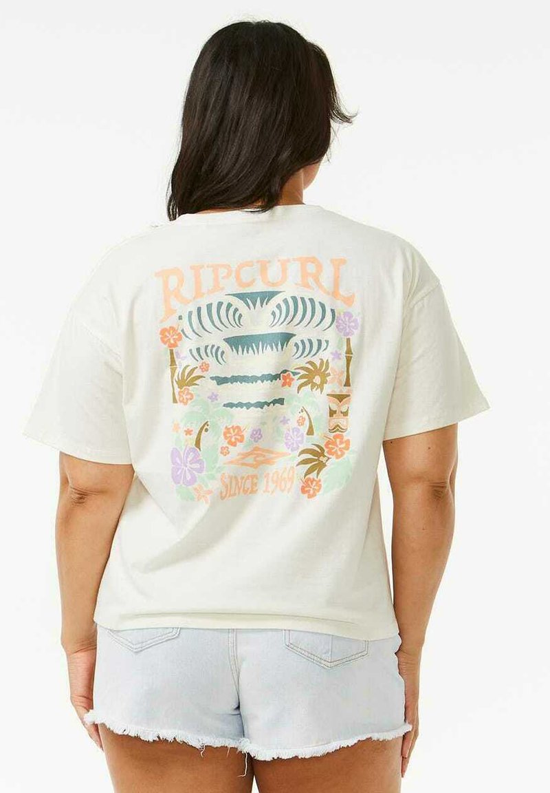 Rip Curl TIKI TROPICS - T-Shirt print - bone