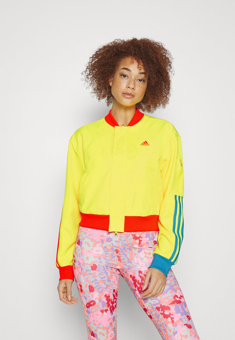 adidas Sportswear Bomberjacke beam yellow/gelb Zalando.de