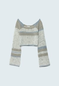 Stradivarius Strickpullover - light grey