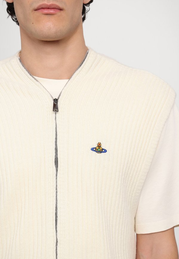 JESS ZIP UNISEX - Waistcoat - cream3