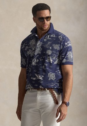 POLO BEAR MESH POLO SHIRT - Πόλο - navy