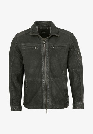 Lederjacken24 Lederjacke - schwarz