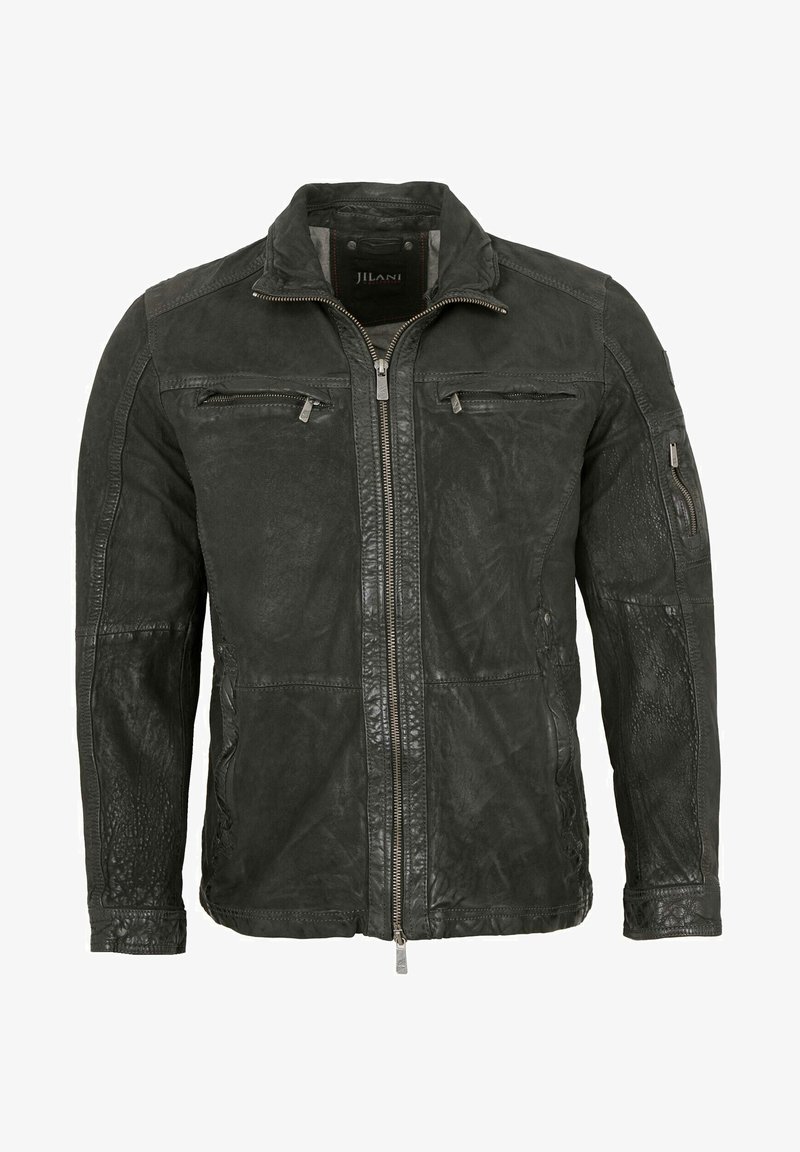 Lederjacken24 Lederjacke - schwarz