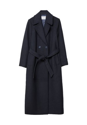 LONG WITH BELT - Kišni ogrtač - mottled dark blue