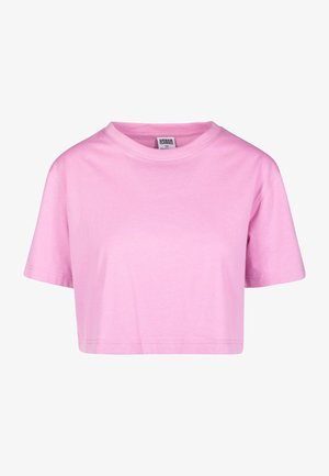 Urban Classics, LADIES SHORT OVERSIZED TEE - Základné tričko - coolpink
