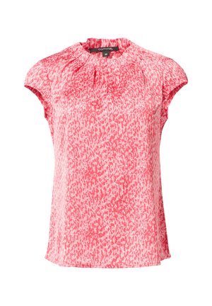 comma MIT KAPPÄRMELN - Blouse - koralle