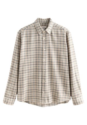 Next, REGULAR FIT-LONG SLEEVE CHECK - Camicia - ecru