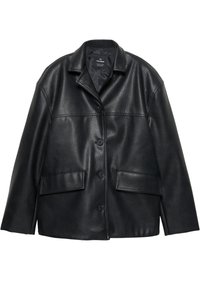 Giacca in similpelle - black