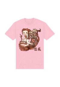 BETTY BOOP DRAGON TATTOO - T-shirt imprimé - pink