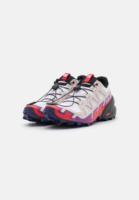 Salomon SPEEDCROSS 6 - Sapatilhas de trail running - white/sparkling grape/fiery red