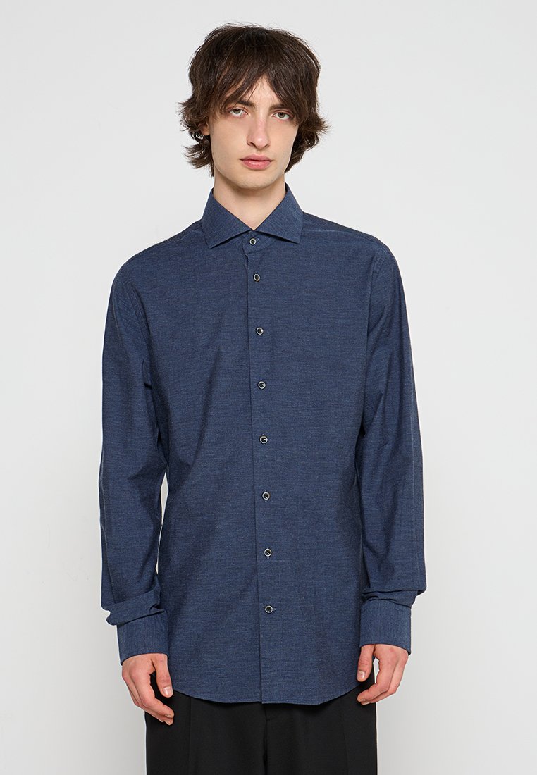 PROFUOMO Overhemd donkerblauw