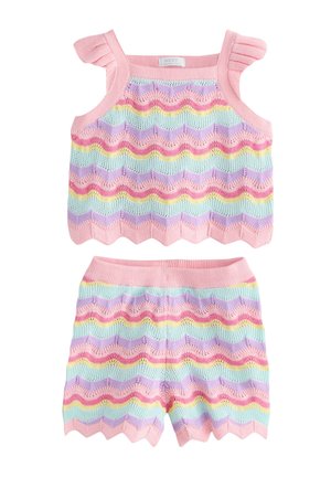 Next REGULAR FIT SET - Šortky - pink stripe
