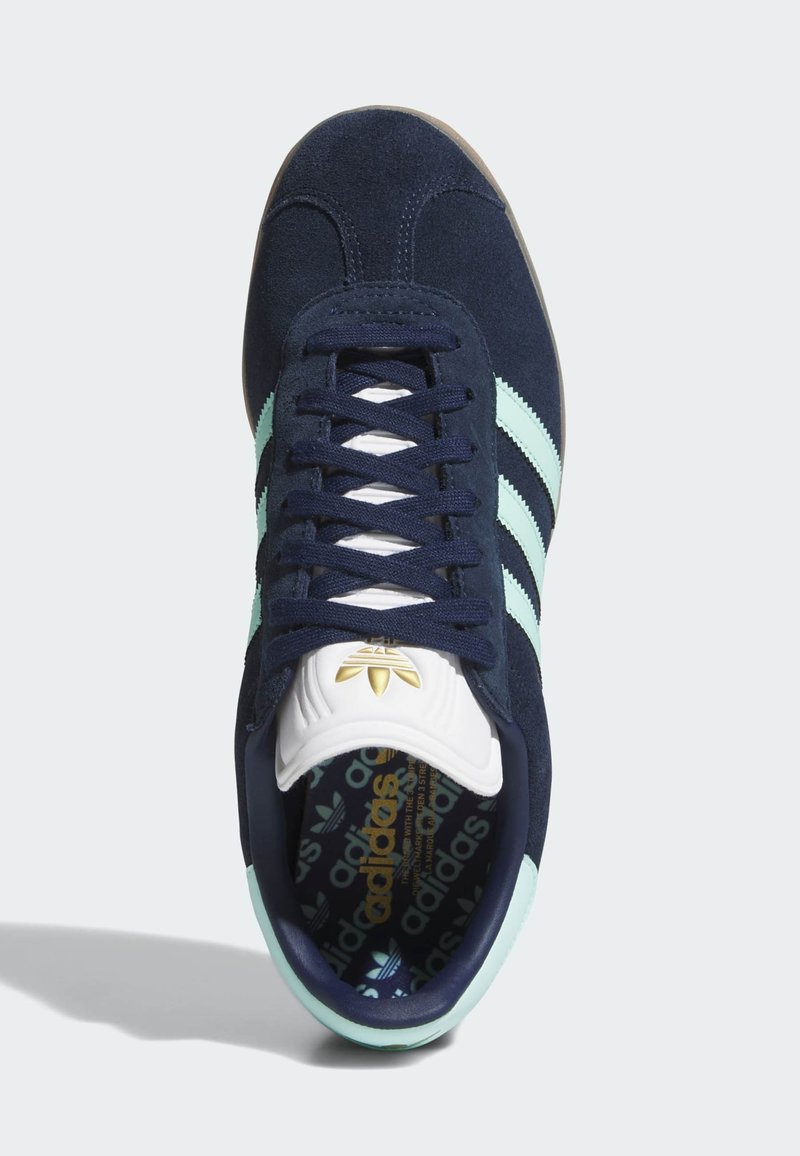 adidas gazelle silver green womens adidas Gazelle Navy White main image 0