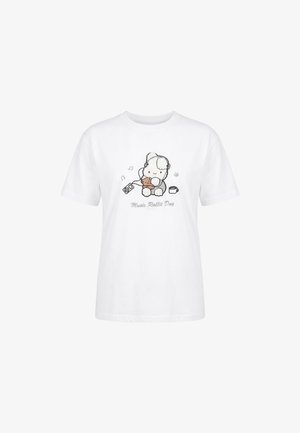 myMo, T-shirt con stampa - white