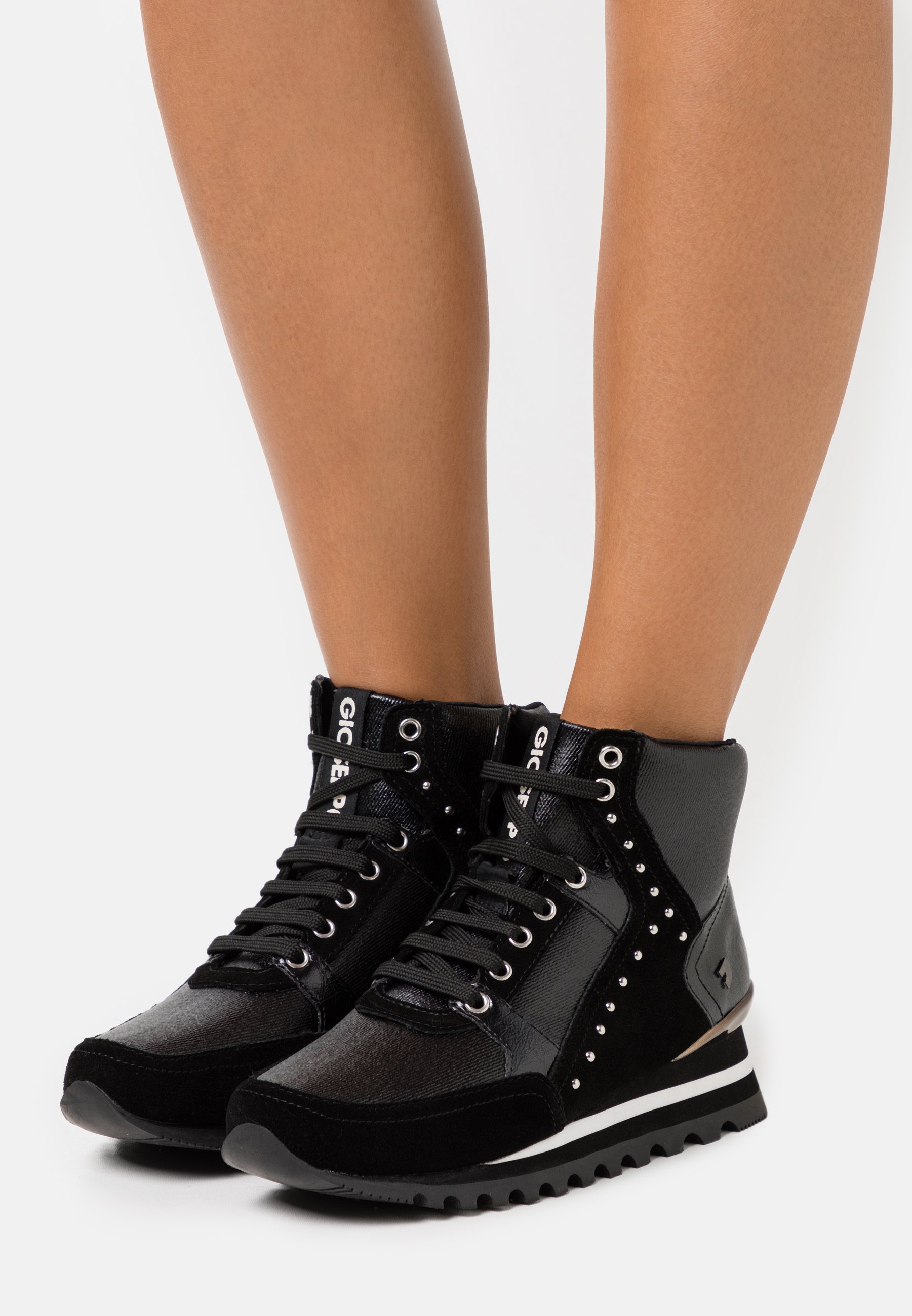 Gioseppo MANWALEK - Sneakers hoog - black/Zwart - Zalando.nl