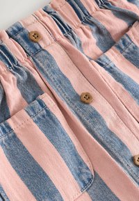 Next REGULAR FIT -  STRIPE - Jupe trapèze - denim pink