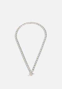 CLEAN FLAT CHAIN - Colar - silver-coloured