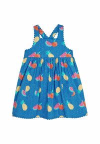 JoJo Maman Bébé - SEASIDE SCENE CROSS BACK - REGULAR FIT - Jurk - blue bright fruits Miniatuurafbeelding 1