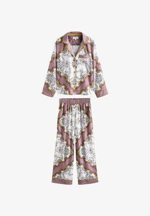 B by Ted Baker, REGULAR FIT - SCARF PRINT BUTTON THROUGH - Nattøj sæt - mink brown