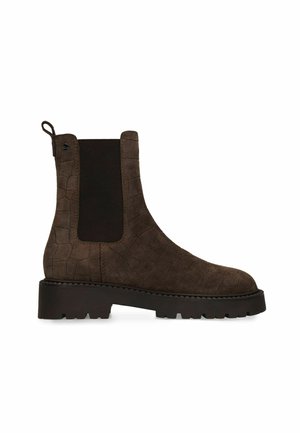 Manfield, Platform ankle boots - braun