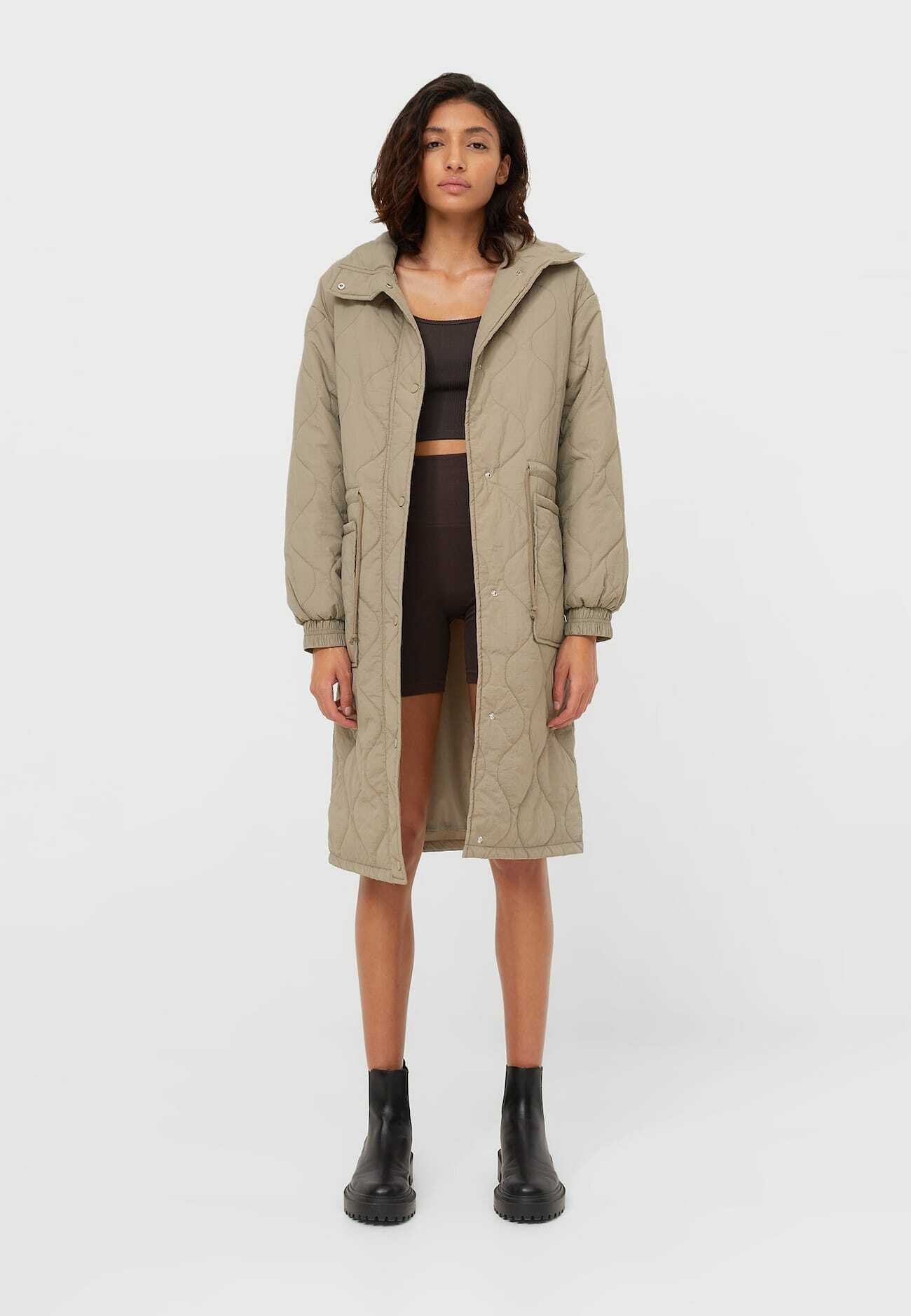 stradivarius puffer coat