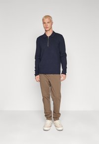 Samsøe Samsøe GUNA HALF ZIP - Pulover - salute