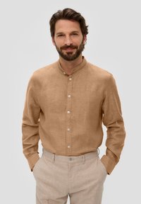 s.Oliver BLACK LABEL Overhemd - sandstein