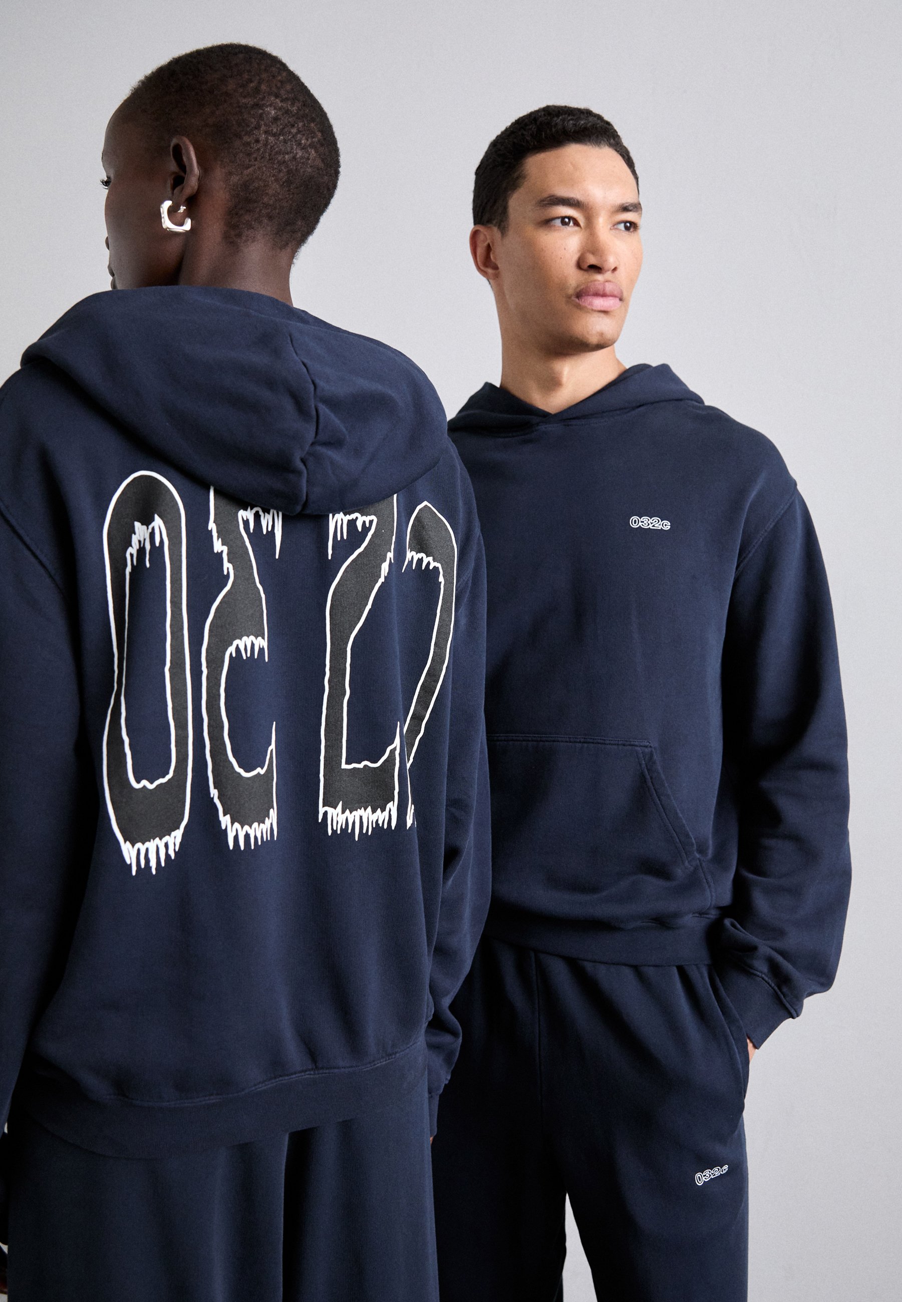 032c RÓZSA VICTORIA UNISEX - Hoodie - dark blue - Zalando