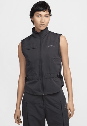 Nike Performance TRAIL REPEL VEST - Chaleco - black anthracite