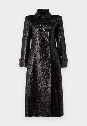 MAX&Co. RICHARD QUINN MINA - Classic coat - schwarz rosa stickerei