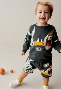 Next LOONEY TUNES CREW  SET    - Collegepaita - charcoal grey