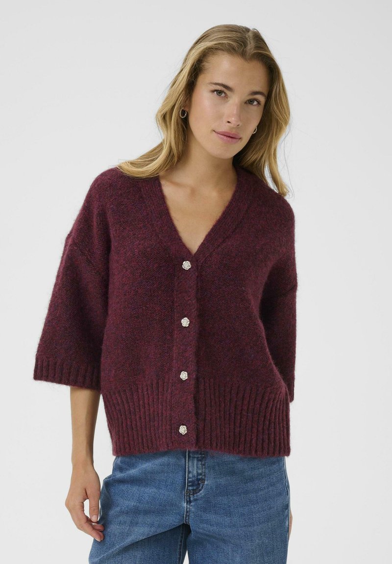 Kaffe LABIS - Gilet - windsor wine melange