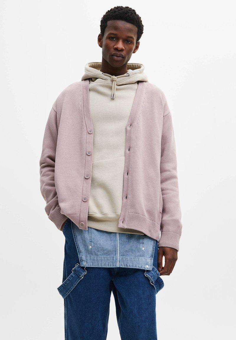 Pull and bear lilac hoodie Clearance