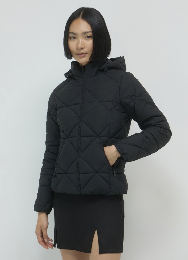 Calliope IMBOTTITO CON CAPPUCCIO - Giacca invernale - ultrablack