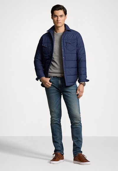 Polo Ralph Lauren QUILTED OVERSHIRT - Overgangsjakke - newport navy