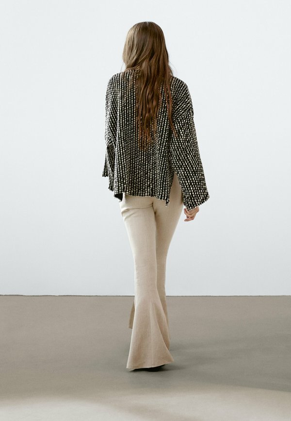 FLARED  - Bootcut jeans - mottled beige2