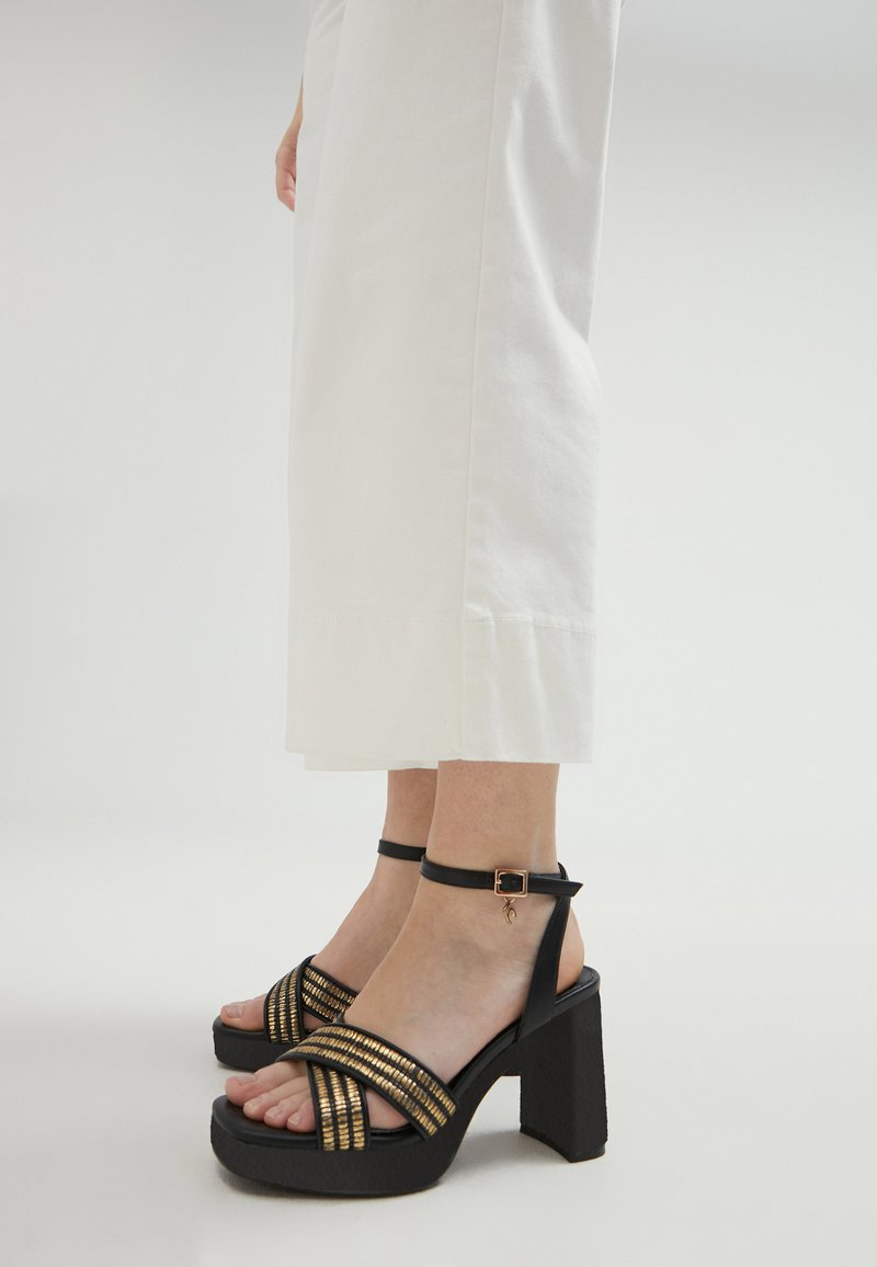 LOLA CASADEMUNT - High heeled sandals - black, Enlarge