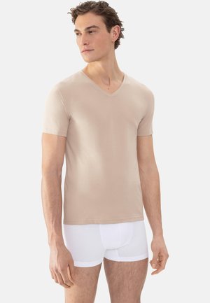 mey, MEY 3 PACK - Hemd - beige/weiß