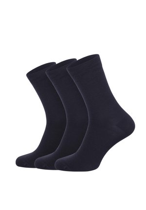 MERINO BUSINESS SOCKEN 3ER-PACK - Socken - dark-blue denim