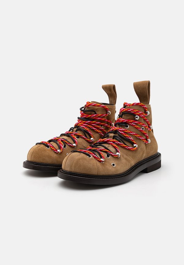 OLIVER - Lace-up ankle boots - beige2