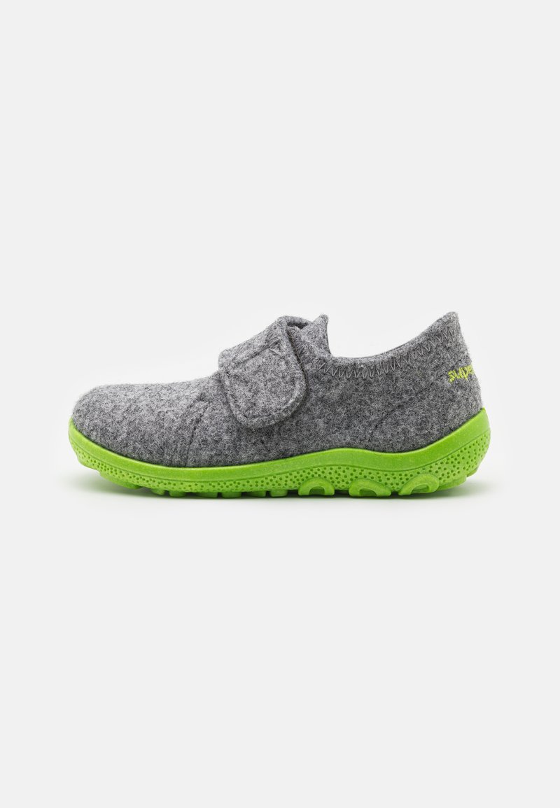 Superfit HAPPY OCTI UNISEX - Chaussons - grau/grün