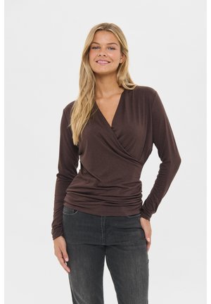 VIGGASZ WRAP - T-shirt à manches longues - mulch