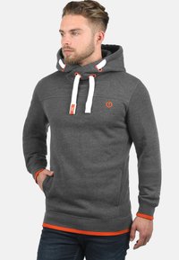 Solid - SDBENJAMIN HOOD - Hoodie - grey melange Thumbnail Image 1