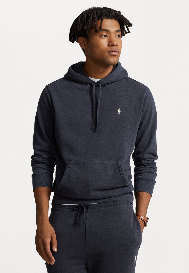 Polo Ralph Lauren HOOD LONG SLEEVE - Huppari - faded black/musta ...