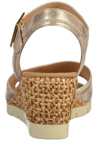 Gabor Sandali con zeppa - silver-coloured