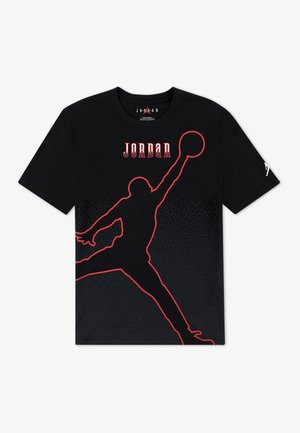 GLOBAL TEE - Tricou cu imprimeu - black
