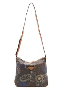 ALV by Alviero Martini BIG LOGO - Taška s příčným popruhem - moka