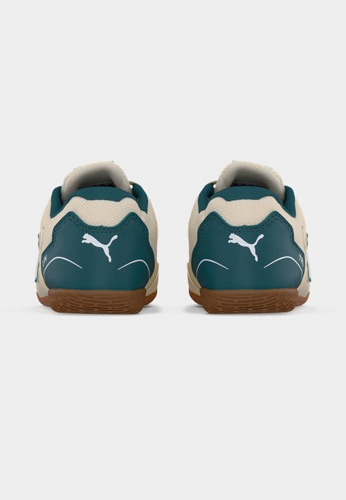 PUMA TRUCO IV JR UNISEX - Indoor football boots - sugared almond/white/emerald ice/mint jelly/black — foto 4