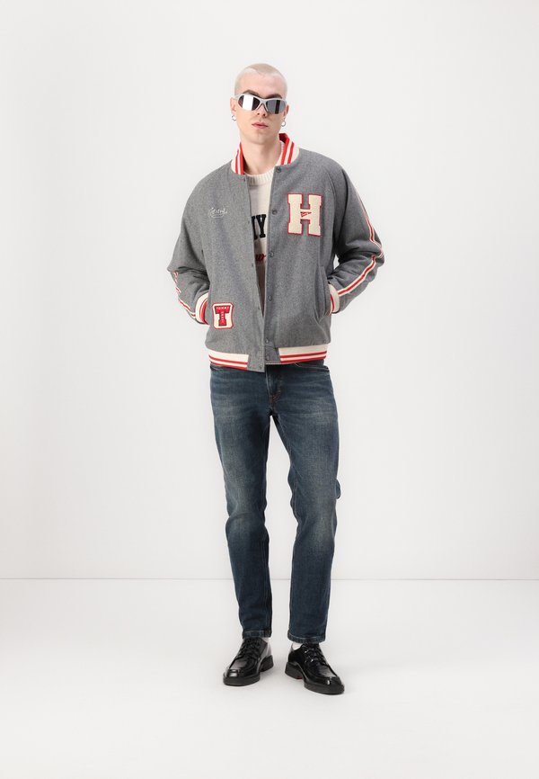 VARSITY - Bomber Jacket - sharkskin2